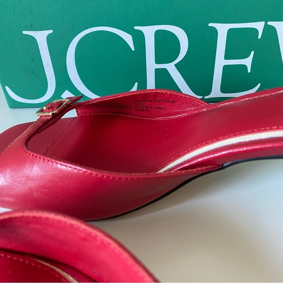 New Rouje X J.Crew Jolie square-toe heels size 8 - Picture 6 of 11